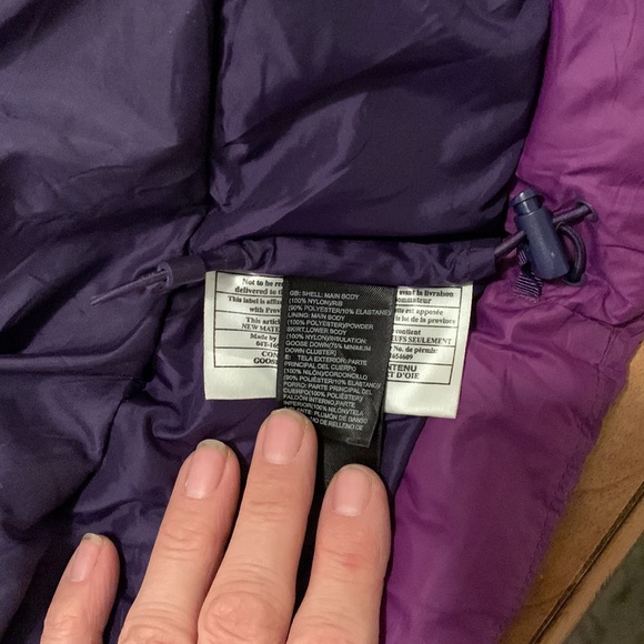 EUC The North Face Destiny down filled dark purple puffer jacket - Picture 17 of 17